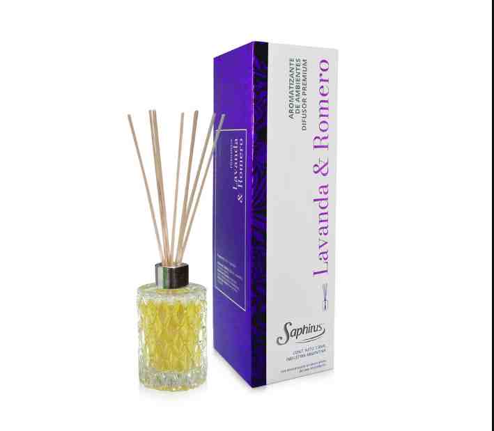 SAPHIRUS PREMIUM DIFUSOR LAVANDA & ROMERO 130ML